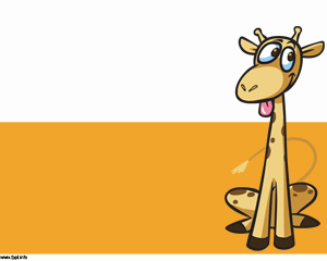 Giraffe Cartoon Powerpoint